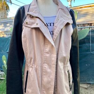 H&M Pink Black Long Jacket 10